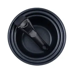 Набір ковшів зі знімною ручкою Bergner Click & cook 16/18/20 см 4 предмета (BG-31608-RD) - мініатюра 2