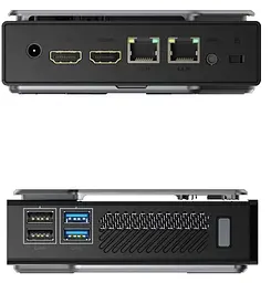 Неттоп Firebat S1 Black N100 8Gb DDR4 256Gb SSD WiFi 6 Bluetooth 4.2 2xGLan 2xUSB 3.0 / 2xUSB 2.0 2xHDMI Windows 11 Pro - мініатюра 3