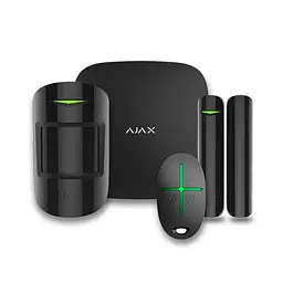 Комплект бездротової сигналізації Ajax StarterKit чорний з 2G та Ethernet (26-00131) - мініатюра 1