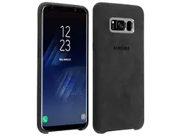 Чохол Alcantara Cover EF-XG955 для Samsung Galaxy S8 Plus (6.2") Black - мініатюра 3