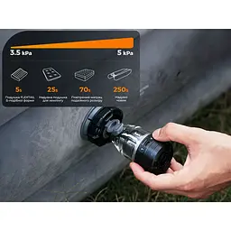 Насос-ліхтар кемпінговий Flextail Max Pump 3, чорний - мініатюра 11