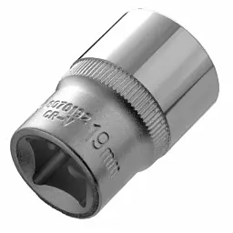 Насадка шестигранна коротка 1/2" 19мм CrV ULTRA (6070192) - мініатюра 3