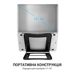 Підставка для ноутбука планшета OfficePro LS-325G Gray - мініатюра 6