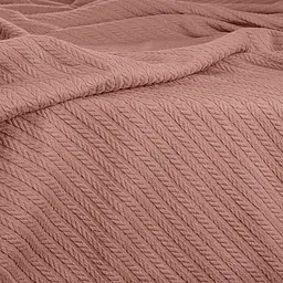 Плед-покривало Cosas Knitted Braid Sakura косичка 75х95 см (Blanket_03Sakura_KnittedBraid_75x95) - мініатюра 3