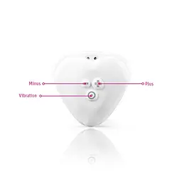 Вібратор для клітора Mystim Heart´s Desire White, 8 режимів, дуже потужний - мініатюра 7
