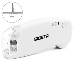 Мікроскоп Sigeta MicroGlass 150x R/T (зі шкалою)