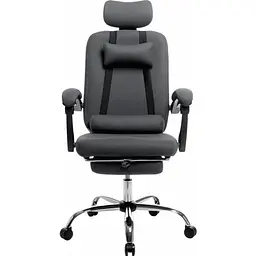 Офісне крісло GT Racer B-8003 Gray [125612] - мініатюра 2