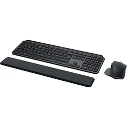 Комплект (клавіатура + миша) Logitech MX Keys S Plus Palmrest Wireless UA Graphite (920-011614) [94354] - мініатюра 3