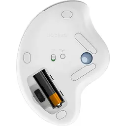 Бездротова миша Logitech M575 Ergo Wireless Trackball Off-White (910-006438) - мініатюра 5