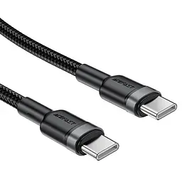 Дата кабель Acefast C22-03 Type-C to Type-C 60W (1.2m) Black - мініатюра 5