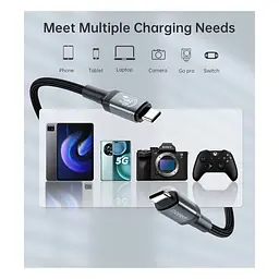 Дата кабель USB-C to USB-C 2.0m USB4 Gen 3 240W 8K Choetech (XCC-1042) - мініатюра 10