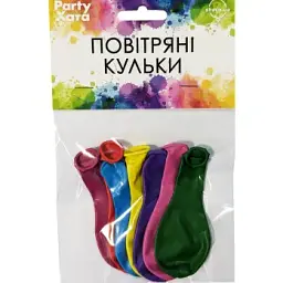 Набір латексних кульок Party Хата 1111-5652 7 шт Різнокольоровий shop (4823118900736)