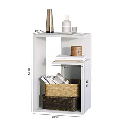 Тумба приліжкова столик FH-Pula 380х550х280 мм Білий - мініатюра 2