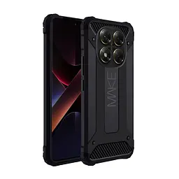 Чохол MAKE Xiaomi Redmi Note 14 Pro 5G/Poco X7 Panzer Black - мініатюра 4