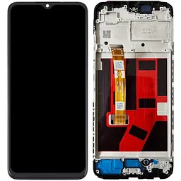 Дисплей Oppo A18/A38 чорний, оригінал PRC, з рамкою