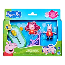 Ігровий набір PEPPA FIGURINES серії "Моменти з Пеппою" – СЕСТРИЧКИ НА ПРОГУЛЯНЦІ Peppa Pig G0528 - мініатюра 7