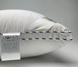 Подушка пухова Iglen Royal Series гусячий пух сірий 50х70 - мініатюра 4