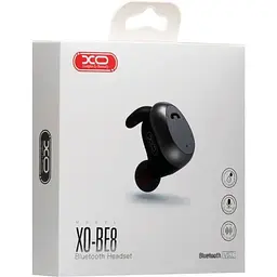 Гарнітура Bluetooth XO BE8 mono чорна - мініатюра 2