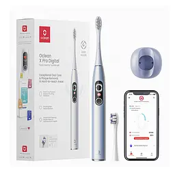 Електрична зубна щітка Oclean X Pro Digital Electric Toothbrush Glamour Silver