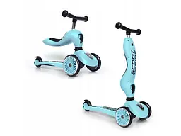 Дитячий самокат Scoot And Ride Highwaykick 1 2w1 Blueberry - мініатюра 1