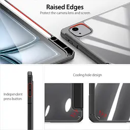 Чохол-книжка Dux Ducis Toby Series With Pencil Holder для Apple iPad Air 13` (2024-2026)/Pro 12.9` (2020-2022) Pink [130636] - мініатюра 4