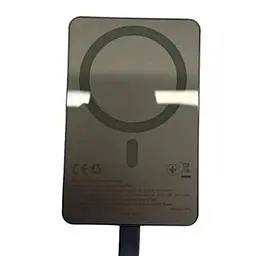Зовнішній акумулятор магнітний - зарядне бездротове UMETRAVEL M11 Magnetic & Wireless 5000mAh 20W Сірий - мініатюра 5
