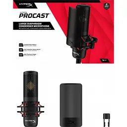 Мікрофон HyperX ProCast Black (699Z0AA) [81948] - мініатюра 13