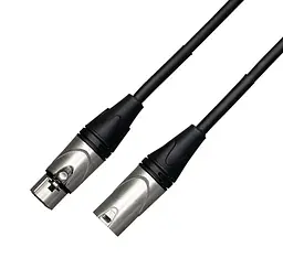 Микрофонный кабель XLR Male — XLR Female Cascha CCAM1BK3 3м - мініатюра 2