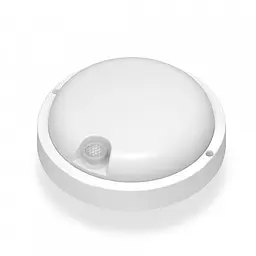 LED світильник з датчиком ІЧ IP54 круглий VIDEX 12W 5000K сенсорний білий - мініатюра 3