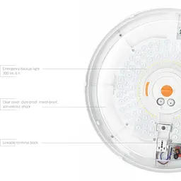 Світильник аварійний Videx LED накладний з датчиком руху (VL-CLR-EM300-2) - мініатюра 7