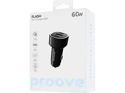 Автомобільний зарядний пристрій Proove Flash 60 W Black (CCFL60111201) - мініатюра 2