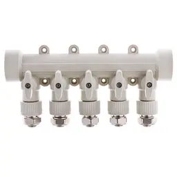 Колектор розподільний Koer 5-way з фітингом (40x20) PPR K0193.Pro KP2558 - мініатюра 2