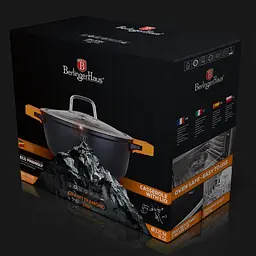 Каструля Berlinger Haus Granit Diamond Line BH-1098-N 32 см 8,5 л - мініатюра 3