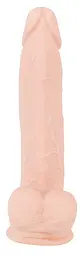 Фалоімітатор з мошонкою Nature Skin Medium Bendable тілесний - мініатюра 3