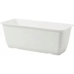 Горщик балконний Form-Plastic Sahara-60 з підставкою 8.84 л білий (3190-011)