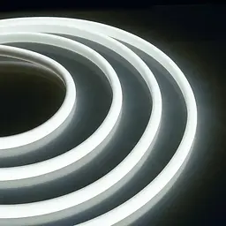 Стрічка неонова силіконова LED Neon з блоком живлення 5M 12 Вт-220 Вт Біла - мініатюра 5