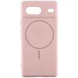 Чохол Silicone Cover Lakshmi Full Camera (AA) with Magnetic Fit для Google Pixel 7 Рожевий / Pink Sand