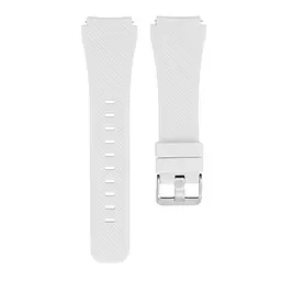 Ремінець для Samsung Galaxy Watch 5 Pro 45mm - білий ширина кріплення 20мм силікон Watchbands Gear (W44-3WB69313605) - мініатюра 2