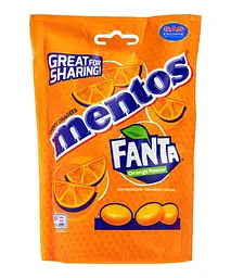 Драже жувальне Mentos Orange Апельсин 160 г