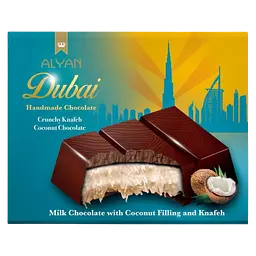 Дубайський шоколад Alyan Dubai Coconut з кокосовою пастою 100 г - мініатюра 2