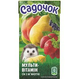 Сік Садочок Мультивітамін з м'якоттю 500 мл (932337)