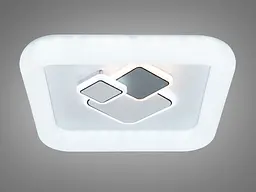 Світильник настінний LED Diasha 1898, модель 52Вт, діаметр 34 см, 2860 лм, 3200K/4100K/6000K, акрил, сучасний стиль, IP20 - мініатюра 2