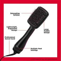 Фен-щітка Revlon Perfect heat One-Step (RVDR5212E3) - мініатюра 3