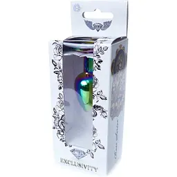 Анальна пробка Boss Of Toys Boss Series - Jewellery MulticOlour Plug Clear S, BS6400116, Радуга - мініатюра 7