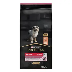 Сухой корм для щенков Purina Pro Plan Dog Medium Puppy с лососем и рисом 12 кг 12367295