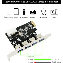 Контролер Dynamode USB 3.0 4 ports to PCI-E (USB3.0-4-PCIE) - мініатюра 2