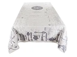 Скатертина Lefard Home Textile Cuberteria гобеленова 300x140 см бежево-сіра (732-301) - мініатюра 2