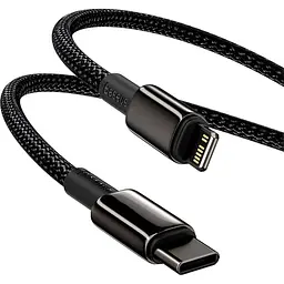 Кабель Baseus Tungsten Gold USB-C to Lightning 1m Black (CATLWJ-01) [100372] - мініатюра 4