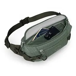 Поясна сумка Osprey Transporter Waist Pack Оливковий - мініатюра 2