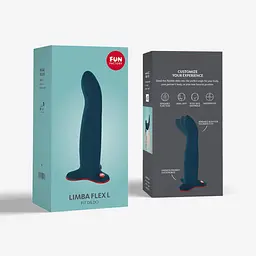 Фалоімітатор Fun Factory Limba Flex L 18.1 см (синій) - мініатюра 7